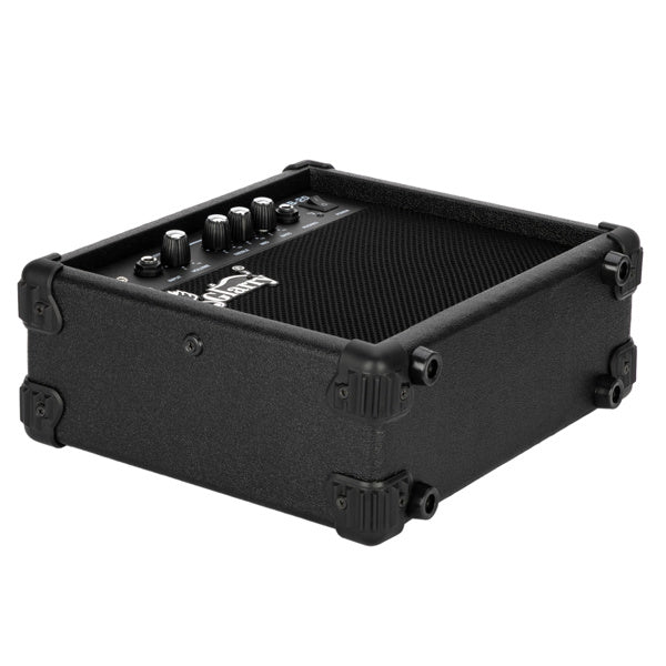 KTX-767955 20W Electric Bass Amplifier with Headphone and Auxiliary Inputs - Compact and Portable Design in Black