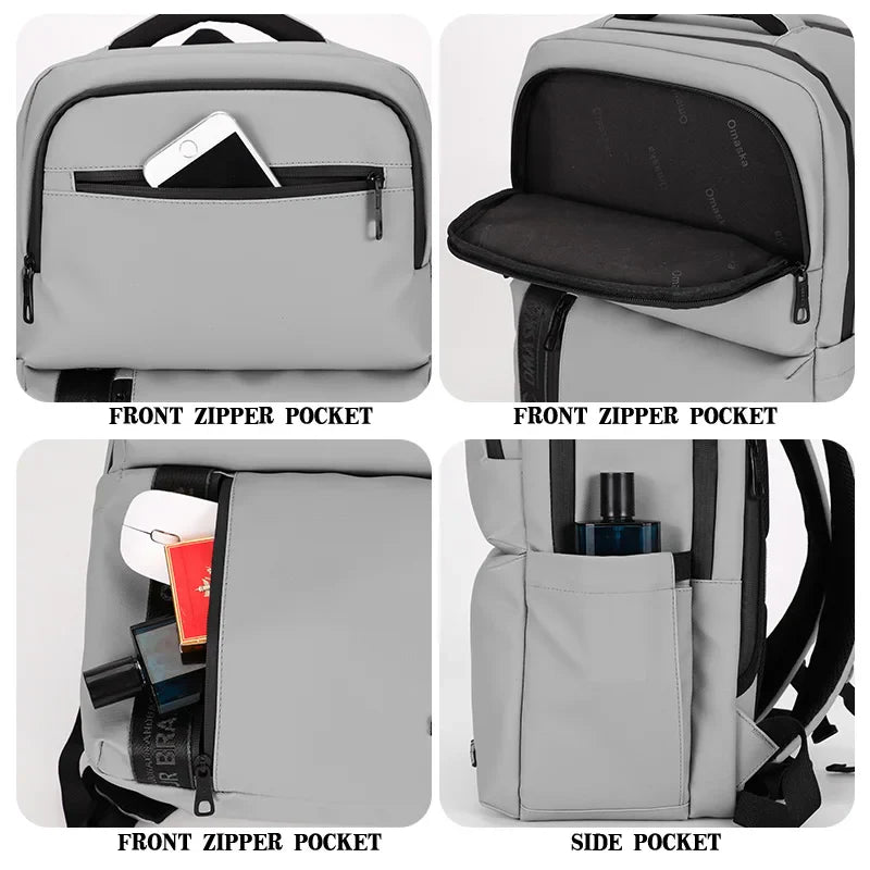 KTX-296083 Large Capacity Nylon Laptop Backpack for Casual Use - Ideal for Students and Everyday Travel