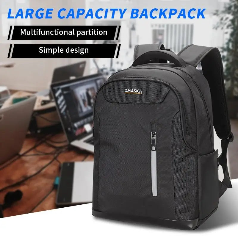 KTX-803411 Spacious 17-Inch Polyester Laptop Backpack for Men and Students