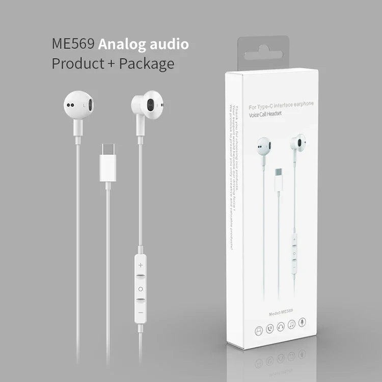 KTX-337683 USB Type-C Stereo In-Ear Headphones with Noise Cancelling and Magnetic Design
