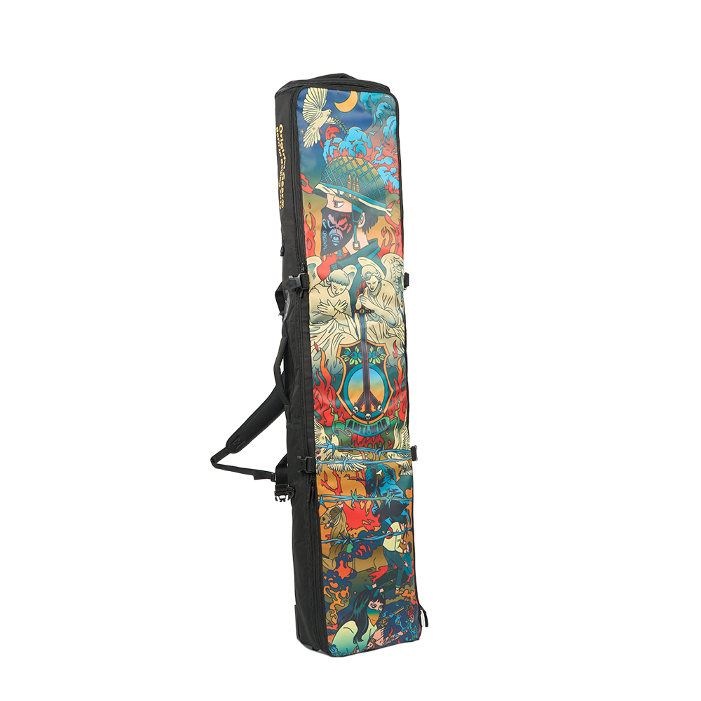 KTX-324051 Large Capacity Ski Pack for Single and Double Boards with Cardan Wheels