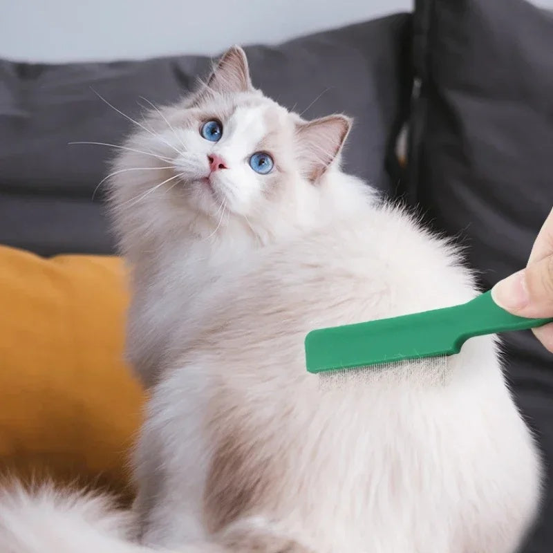 JMT-430154 Stainless Steel Pin Pet Flea Comb for Dogs and Cats - Grooming and Removal Tool