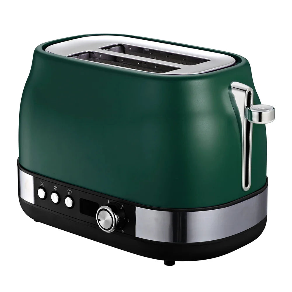 KTX-765715 Digital 2-Slice Toaster with Multi-Function Breakfast Settings for Perfectly Toasted Bread