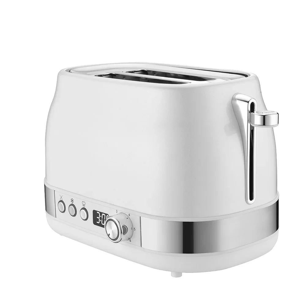 KTX-765715 Digital 2-Slice Toaster with Multi-Function Breakfast Settings for Perfectly Toasted Bread