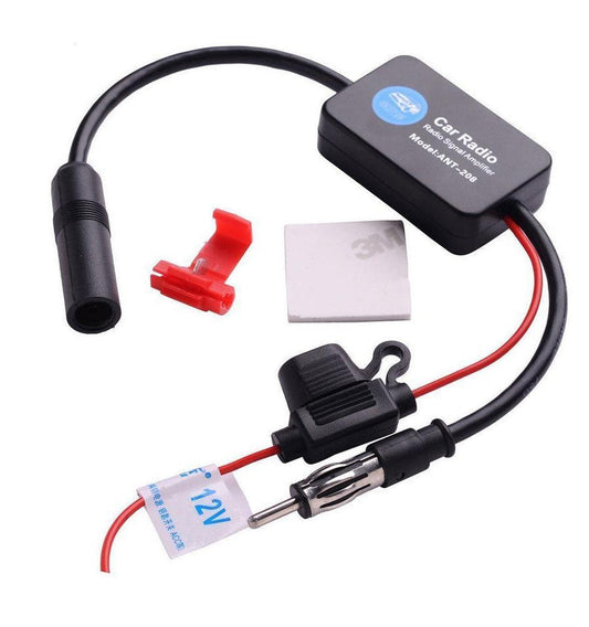 KTX-974611 Car Radio Signal Amplifier for Improved AM/FM Reception and Noise Reduction
