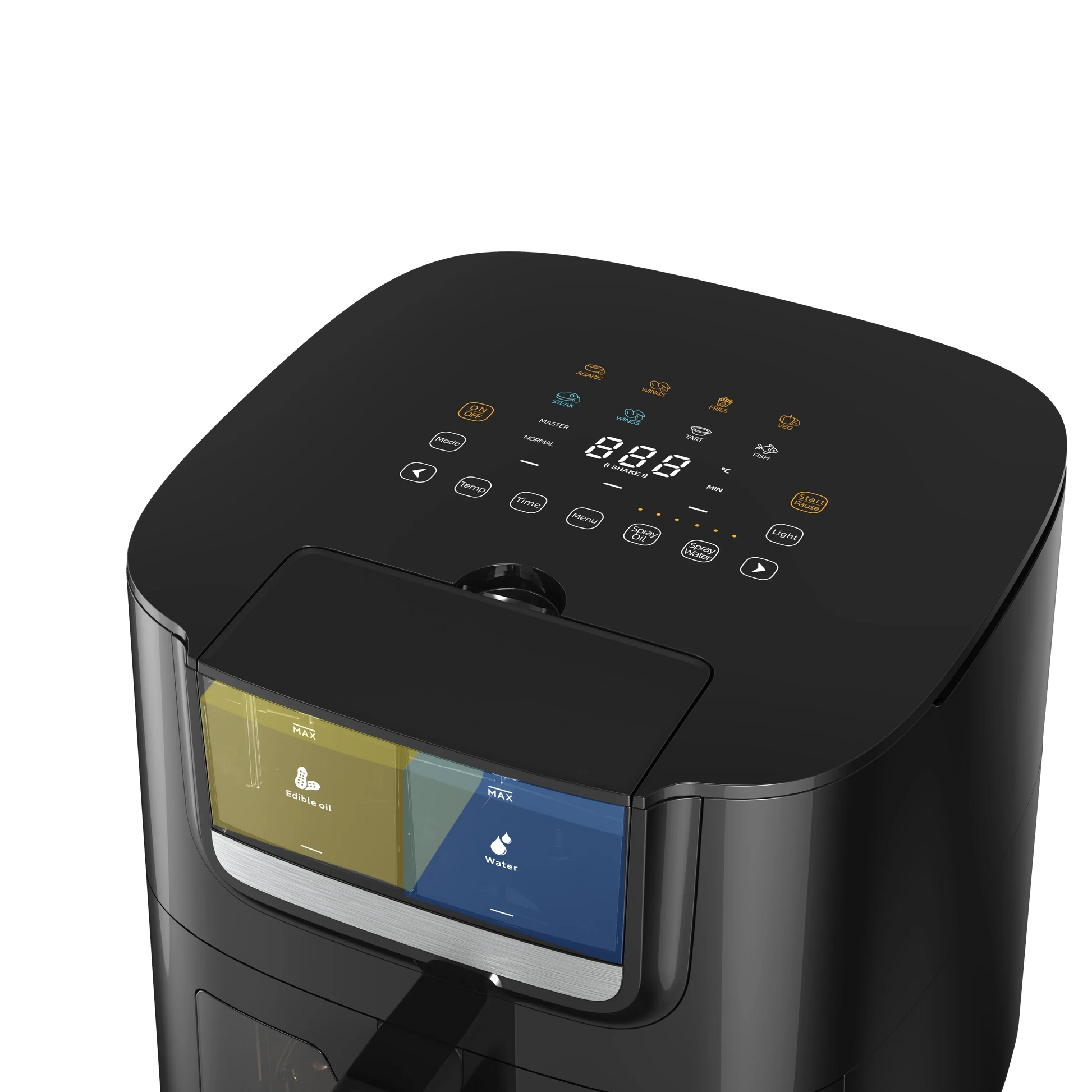 KTX-516755 7L Multifunctional Air Fryer with Patented Mist Technology and Transparent Window, Includes 8 Cooking Presets