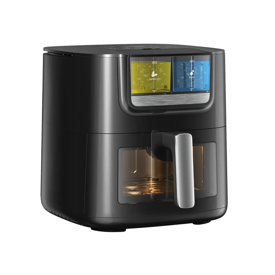 KTX-516755 7L Multifunctional Air Fryer with Patented Mist Technology and Transparent Window, Includes 8 Cooking Presets