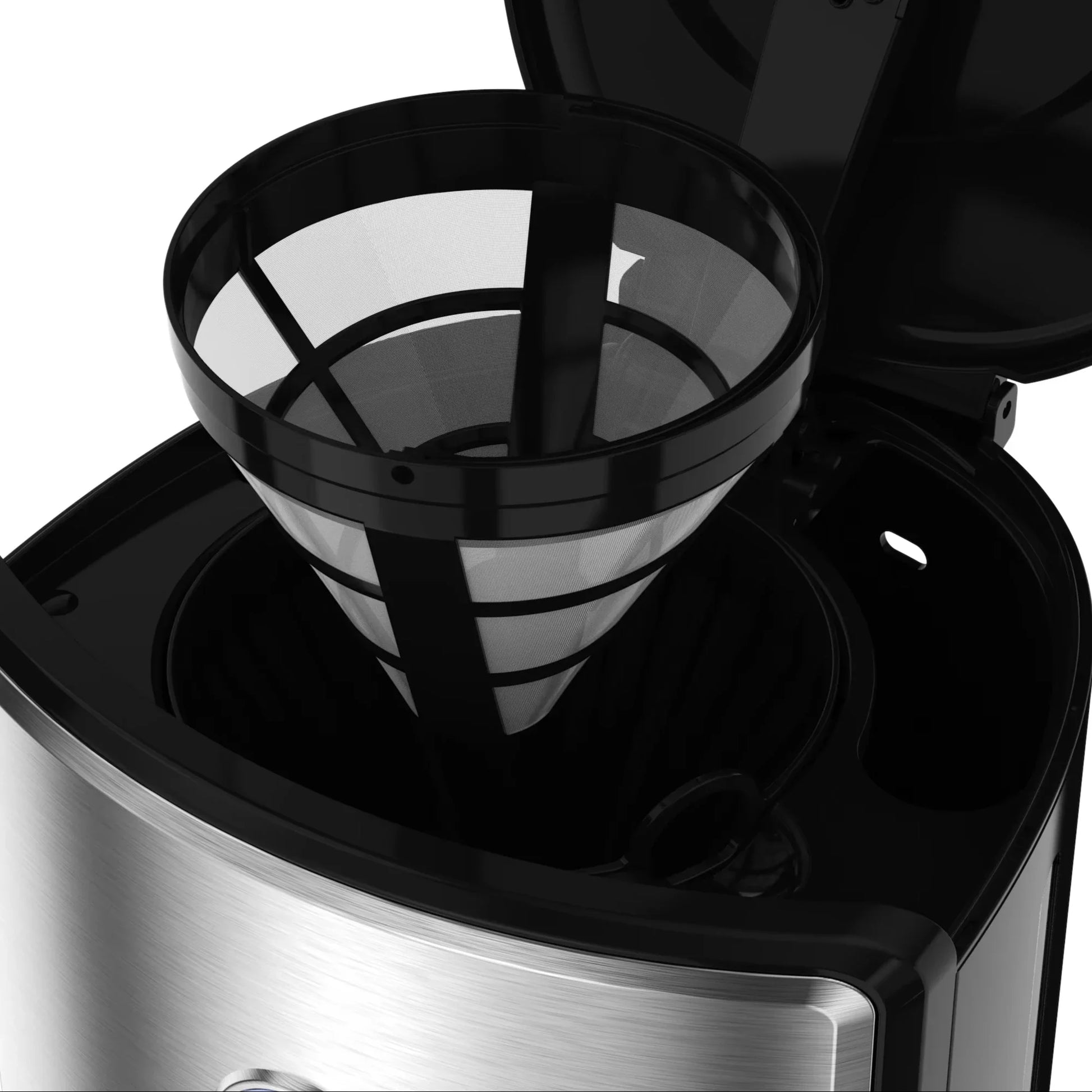 KTX-525971 Automatic 12-Cup Drip Coffee Maker with Warm Preservation Function and 1000W Power