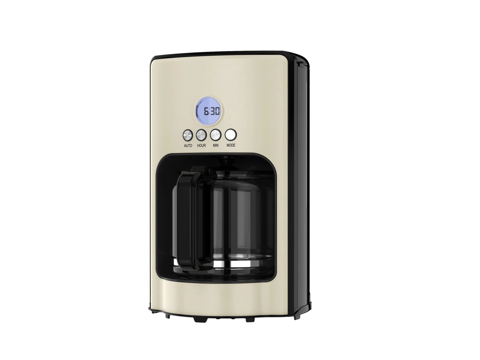 KTX-525971 Automatic 12-Cup Drip Coffee Maker with Warm Preservation Function and 1000W Power