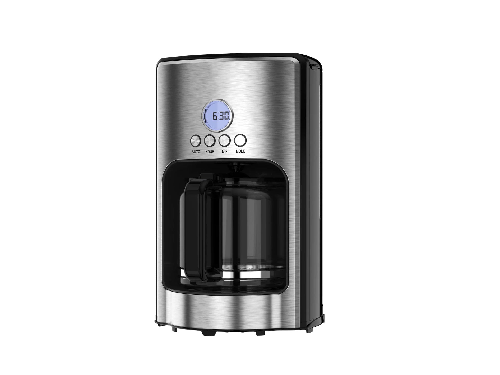 KTX-525971 Automatic 12-Cup Drip Coffee Maker with Warm Preservation Function and 1000W Power