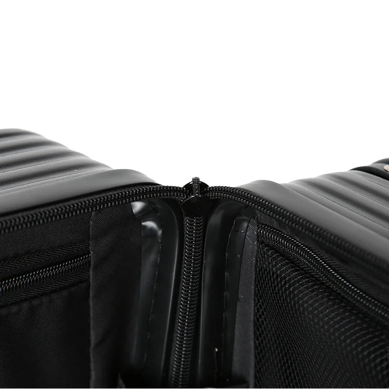 KTX-880467 Expandable Cabin Suitcase with Wheels and Laptop Stand for Travel Carry-On