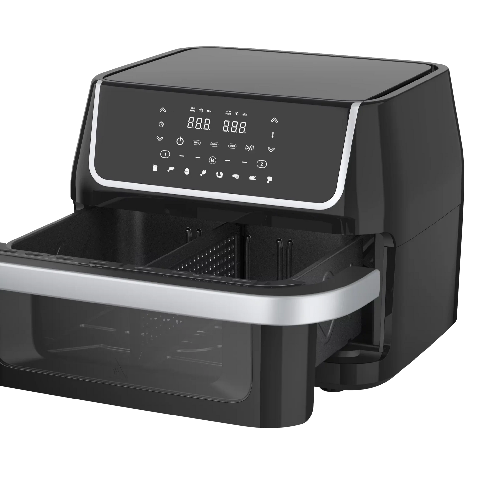 KTX-450067 10L Air Fryer Oven with Steam Function for Versatile Kitchen Cooking