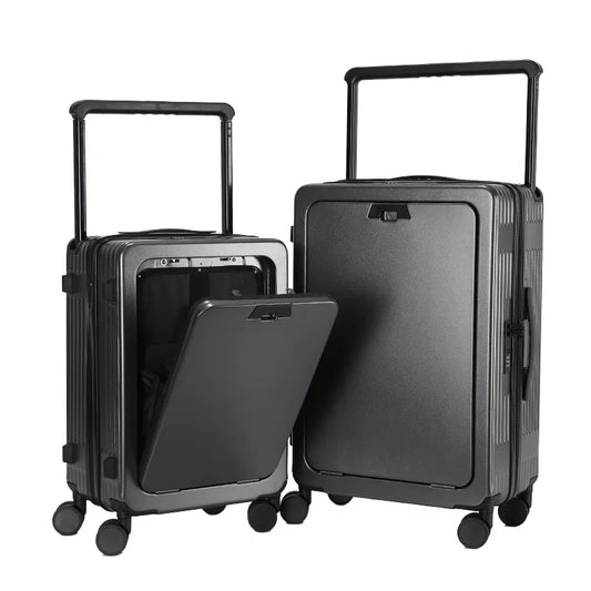 KTX-125651 18-Inch Lightweight Travel Suitcase with Laptop Compartment and Smooth-Glide Wheels