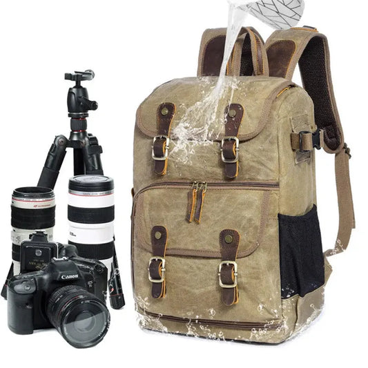 KTX-909267 Large Capacity Outdoor SLR Camera Backpack for Travel and Storage