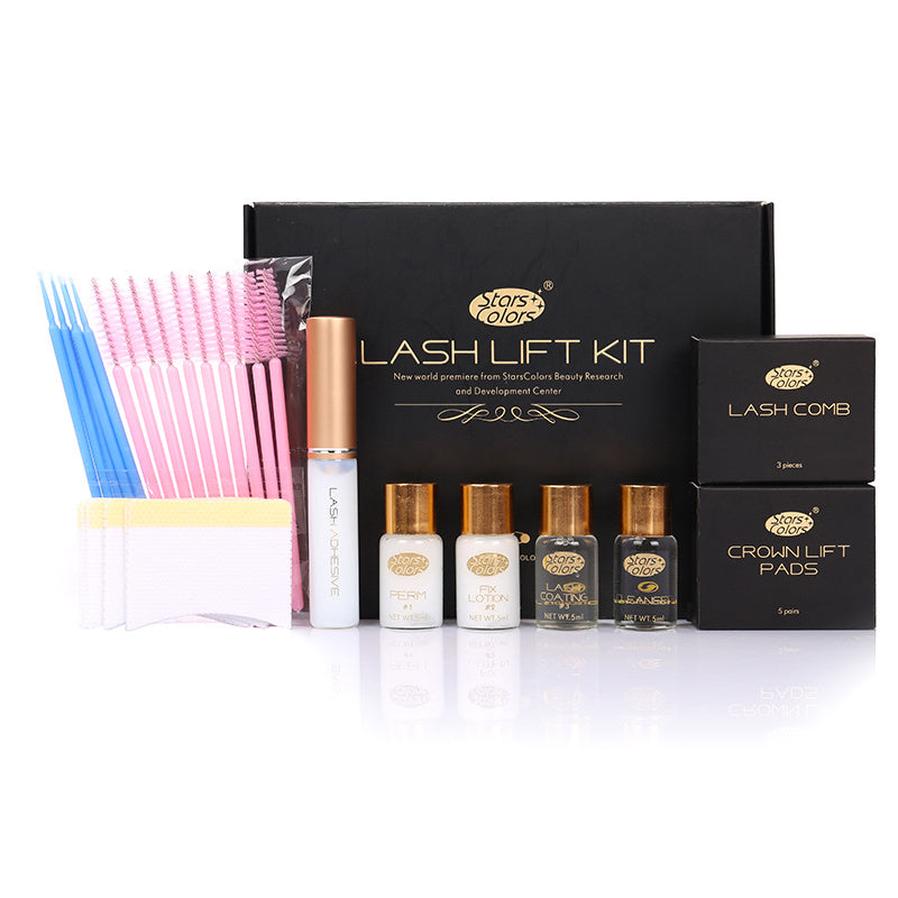 KTX-302675 Quick Lash Lifting Eyelash Perm Kit for Salon and DIY Use - Complete Set with Perming Tools and Lasting Results