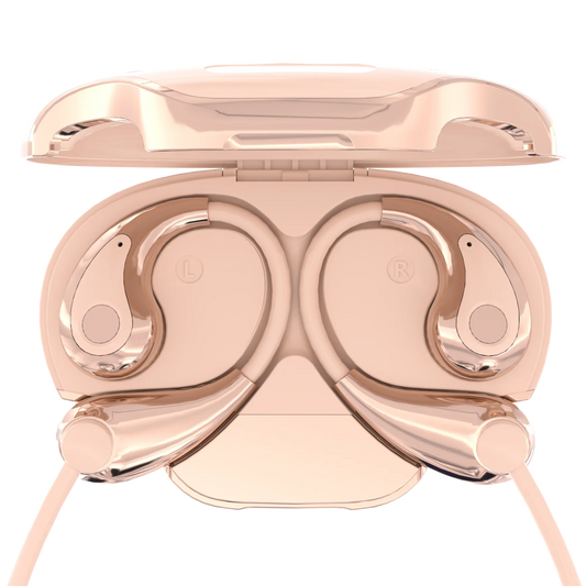 KTX-838419 YX49 Elegant ENC Earbuds with LED Battery Indicator and JL Chipset - Suitable for Sports - Available in Pink, White, Black