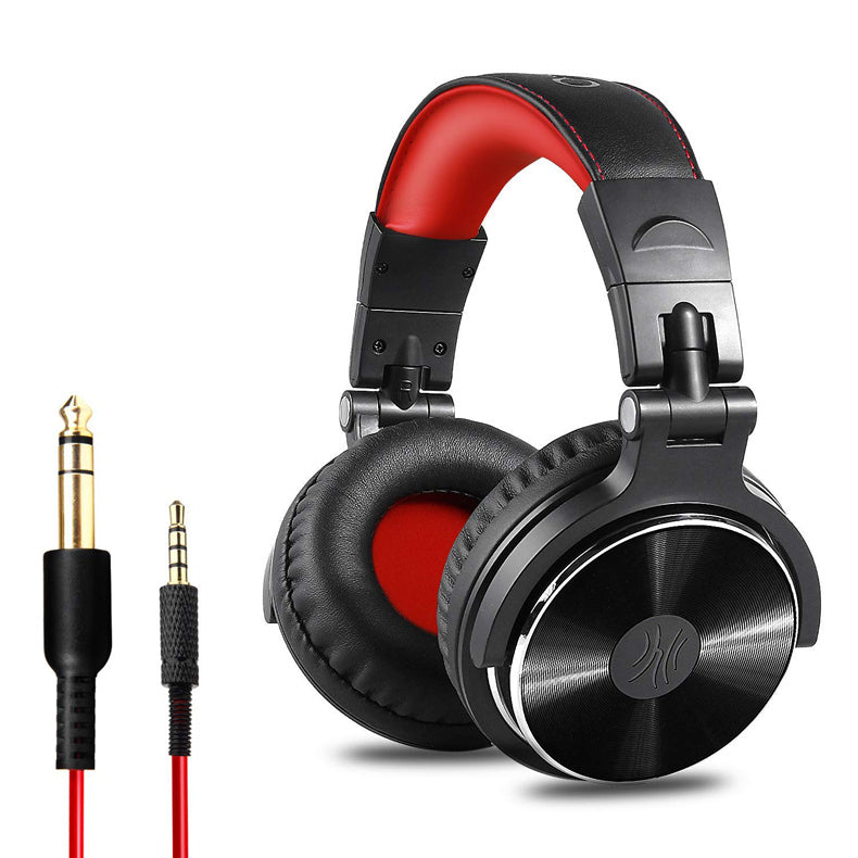 KTX-428563 Wired Over-Ear Headphones with Shared Port Technology and Dual Audio Cable (3.5mm & 6.5mm)