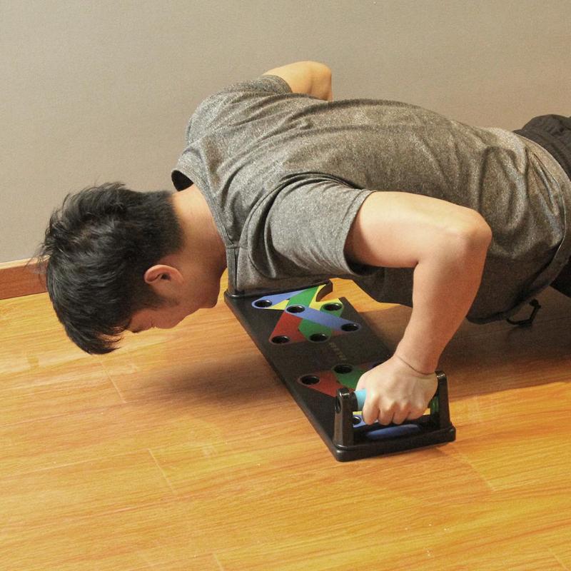 KTX-242707 Power Press Push Up Board with Nine Functional Stations for Full-Body Workouts