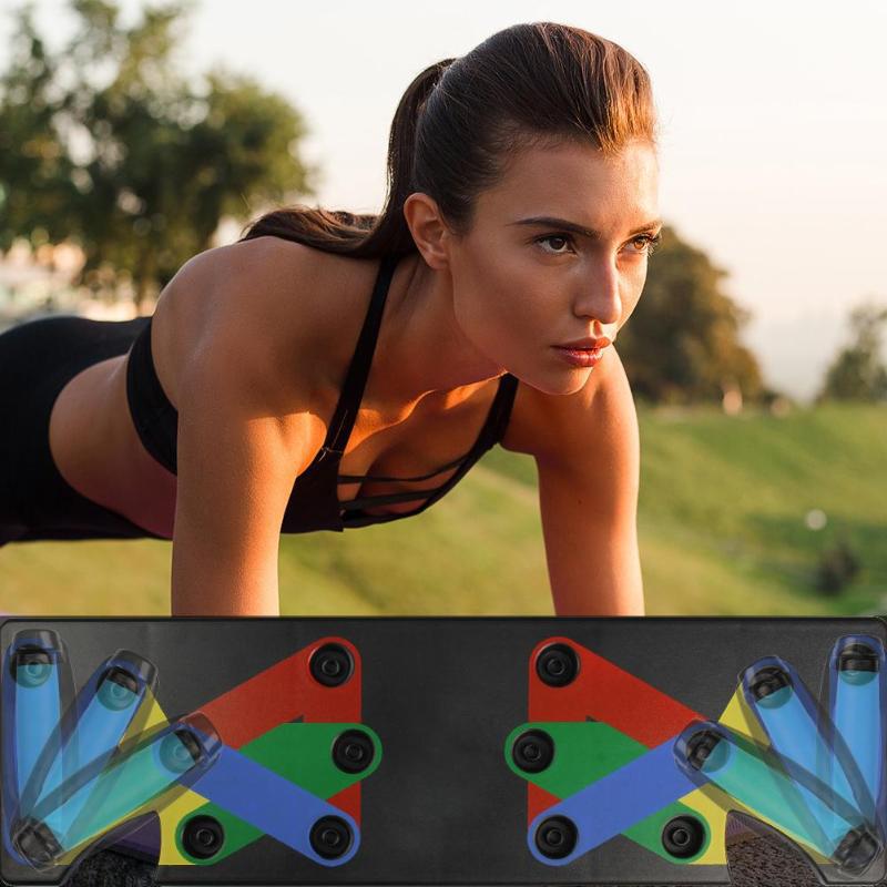 KTX-242707 Power Press Push Up Board with Nine Functional Stations for Full-Body Workouts