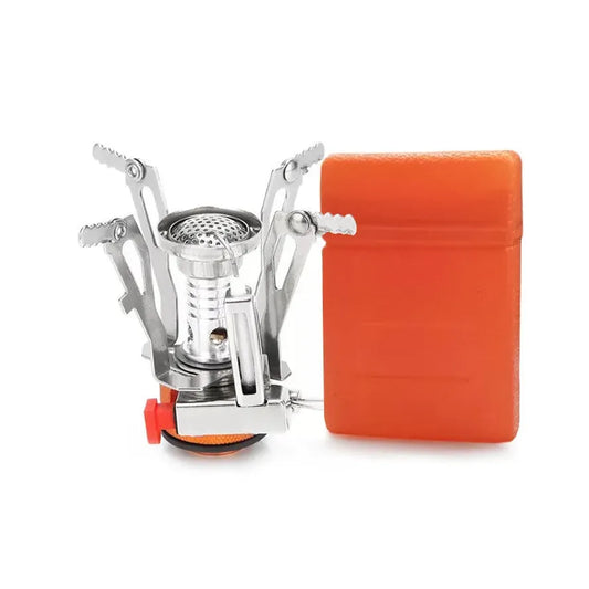 KTX-828563 Compact Portable Mini Gas Stove for Camping and Picnics - Lightweight and Easy to Carry