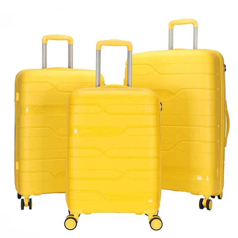 KTX-620627 Versatile Multi-Colour 20, 24, and 28 Inch Travel Luggage Set with Durable PP Shell