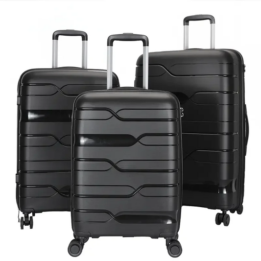 KTX-620627 Versatile Multi-Colour 20, 24, and 28 Inch Travel Luggage Set with Durable PP Shell