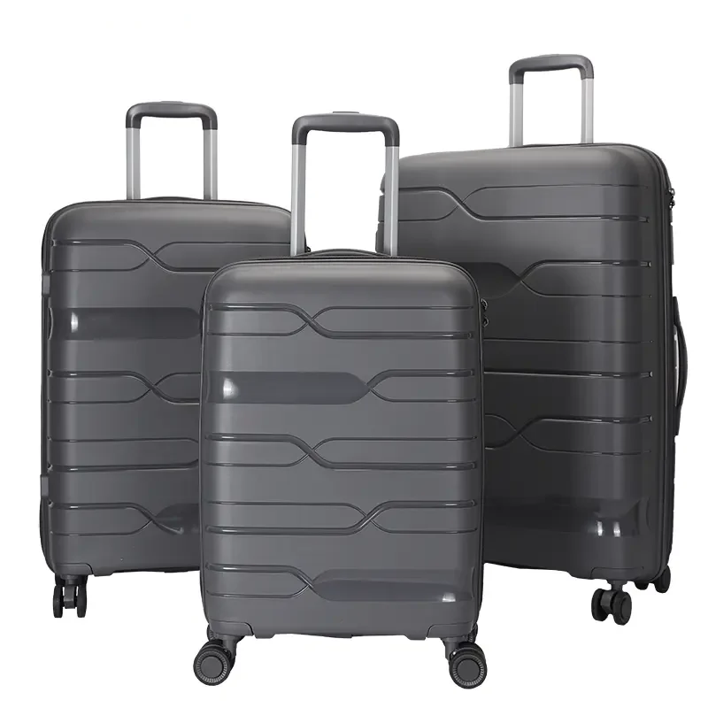 KTX-620627 Versatile Multi-Colour 20, 24, and 28 Inch Travel Luggage Set with Durable PP Shell