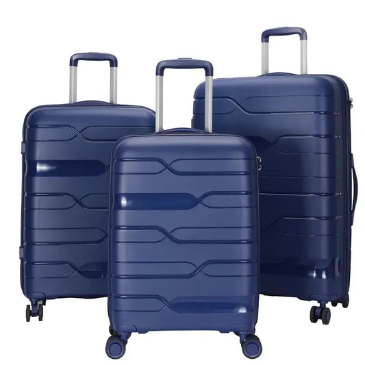KTX-620627 Versatile Multi-Colour 20, 24, and 28 Inch Travel Luggage Set with Durable PP Shell
