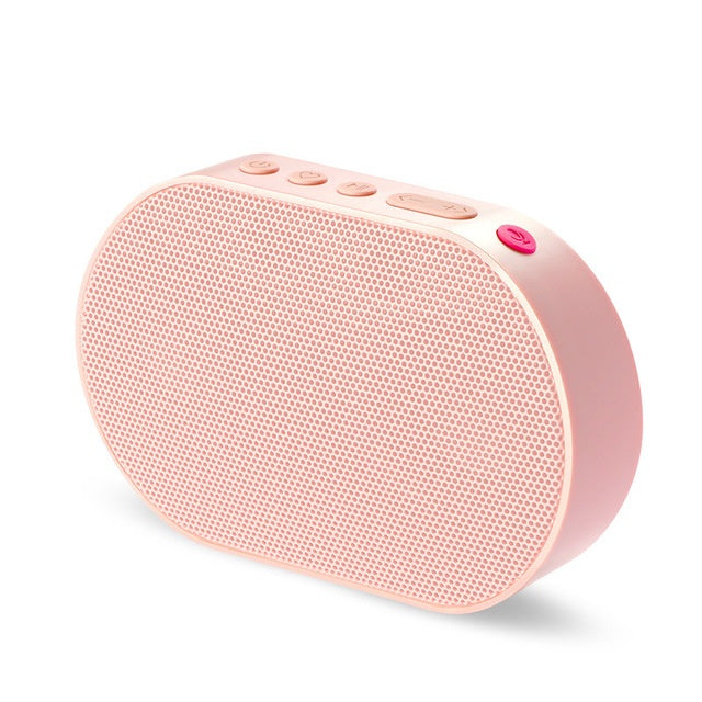 KTX-462483 Bluetooth Wireless Smart Speaker with Built-In Lithium Battery - Available in White, Black, Pink, and Blue