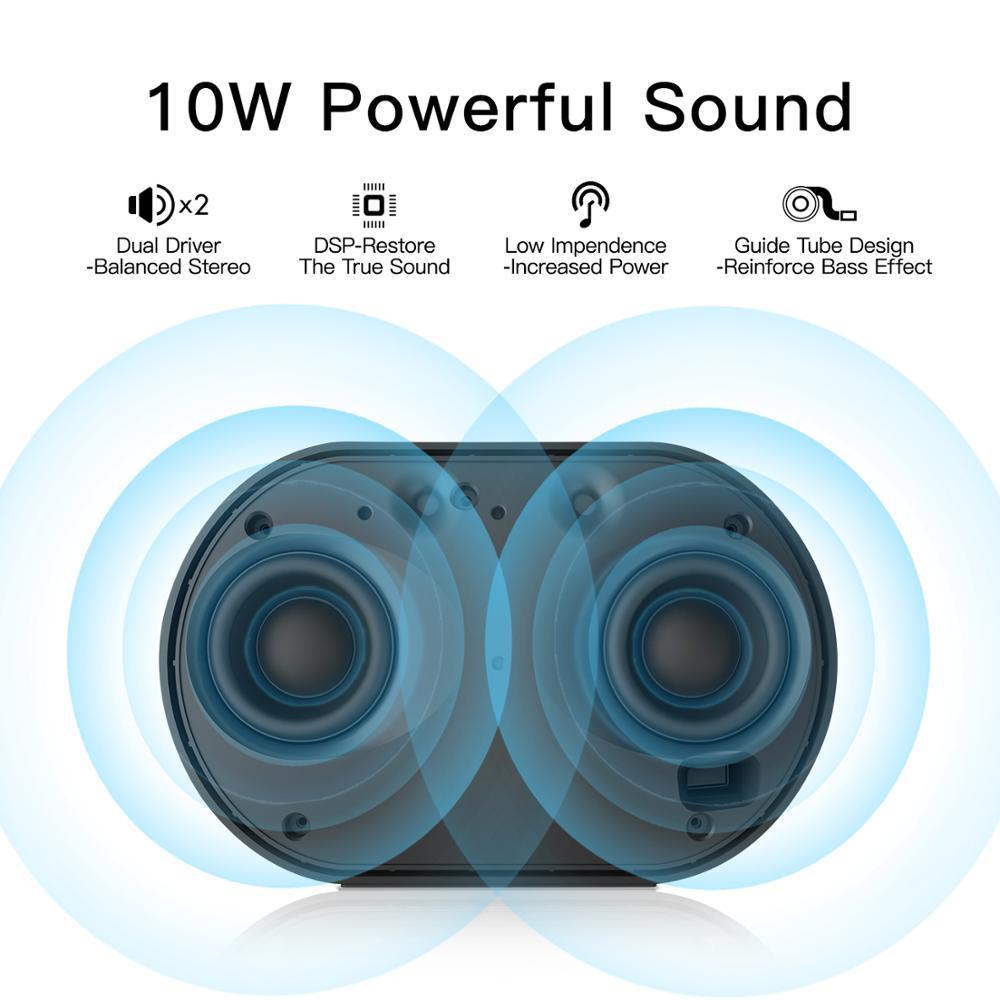 KTX-462483 Bluetooth Wireless Smart Speaker with Built-In Lithium Battery - Available in White, Black, Pink, and Blue