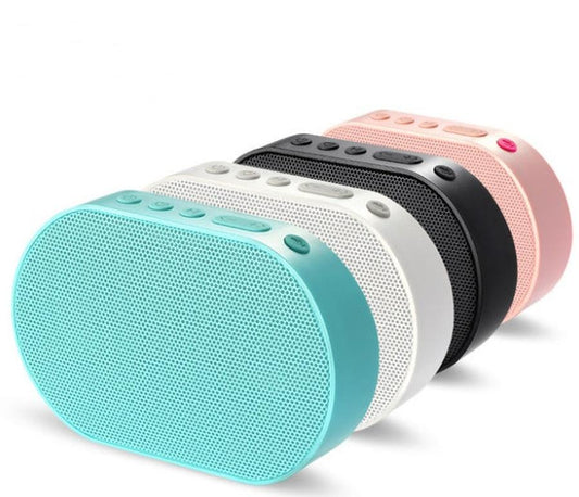 KTX-462483 Bluetooth Wireless Smart Speaker with Built-In Lithium Battery - Available in White, Black, Pink, and Blue