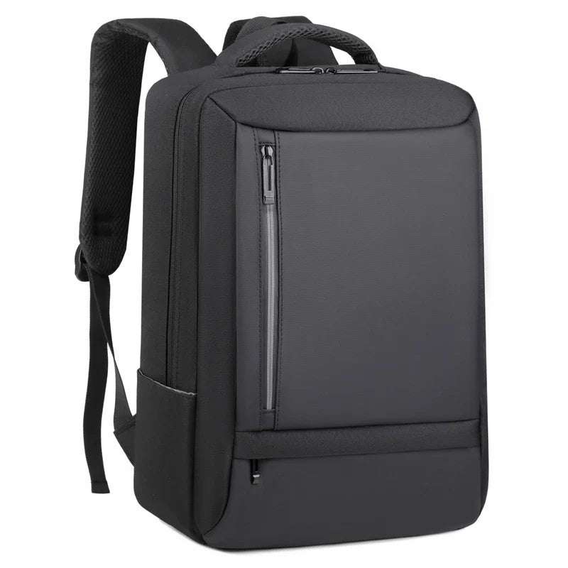 KTX-013523 Waterproof Unisex Outdoor Nylon-Lined Laptop Backpack with USB Charging Port and Soft Close Closure