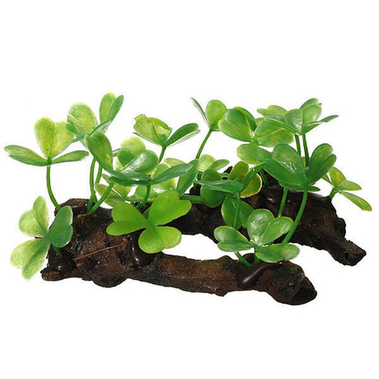 JMT-445514 Simulation Plant for Decorative Fish Tanks – Eco-Friendly Plastic Grass and Wood Design
