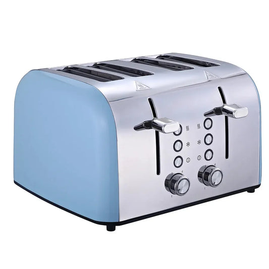 KTX-044819 Stainless Steel Electric Toaster for 4 Slices - Versatile Bread Toasting Solution