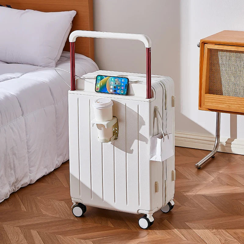 KTX-291795 Designer Hard Shell Trolley Luggage Set - 3 Pieces Stylish Travel Suitcase