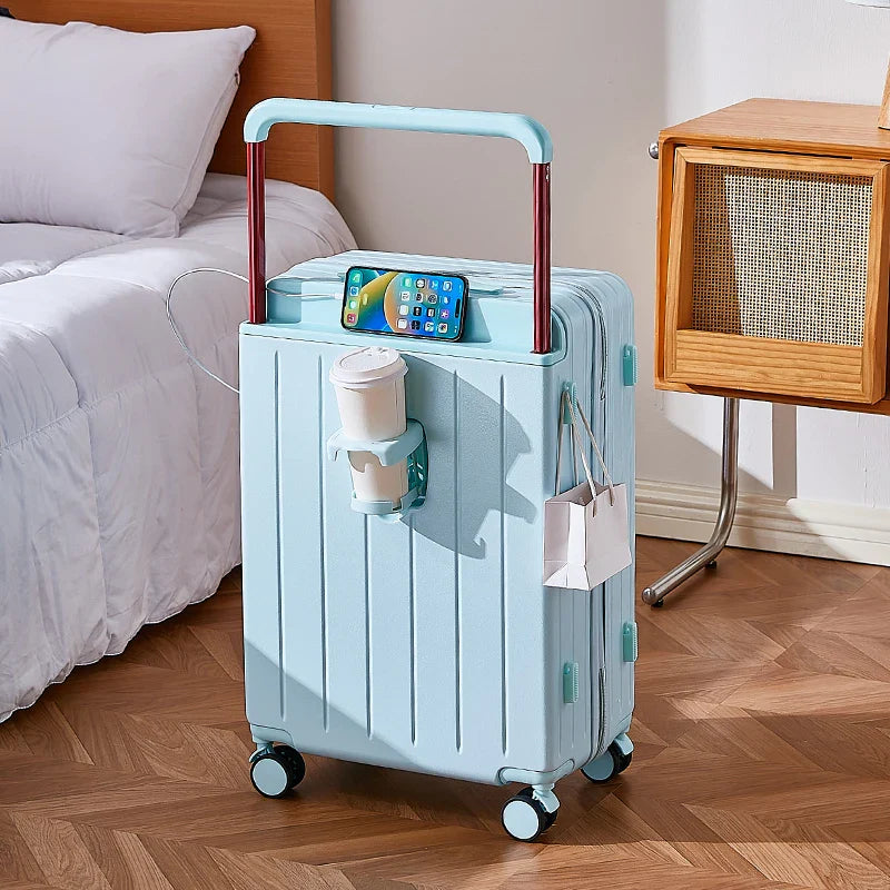 KTX-291795 Designer Hard Shell Trolley Luggage Set - 3 Pieces Stylish Travel Suitcase