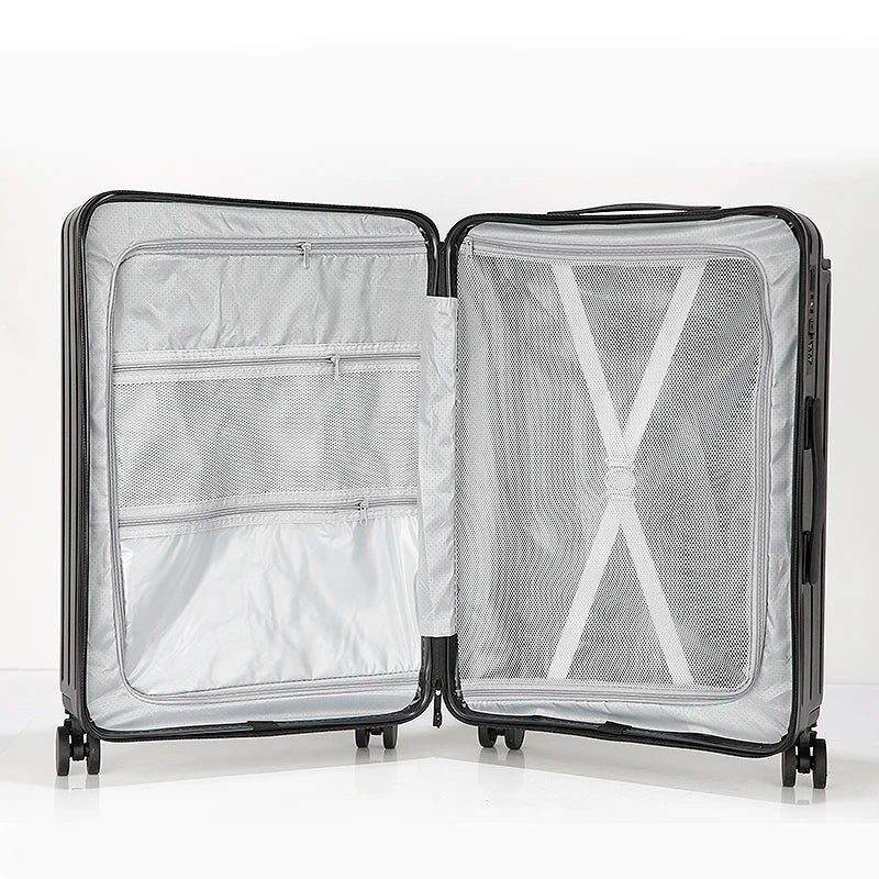 KTX-291795 Designer Hard Shell Trolley Luggage Set - 3 Pieces Stylish Travel Suitcase