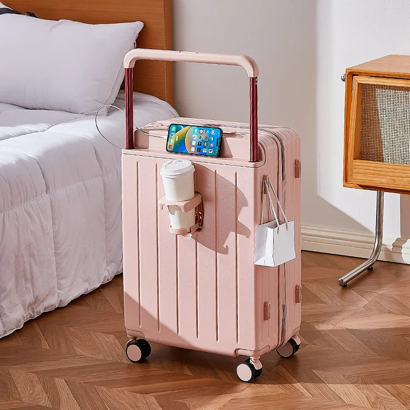KTX-291795 Designer Hard Shell Trolley Luggage Set - 3 Pieces Stylish Travel Suitcase