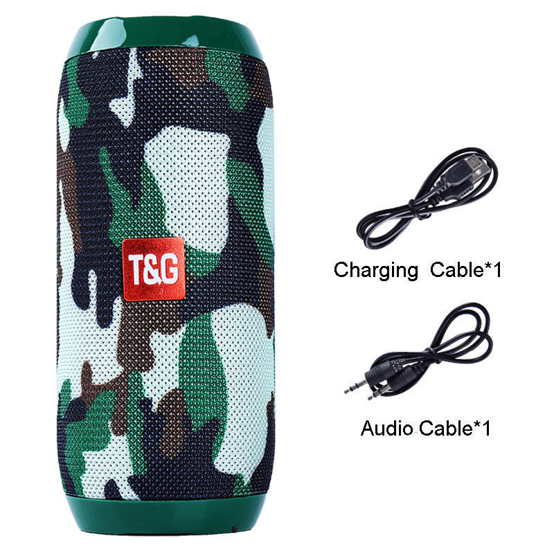 KTX-560787 Multifunctional IPX5 Portable Bluetooth Speaker with FM Radio, 360° Stereo Sound, and Long Battery Life