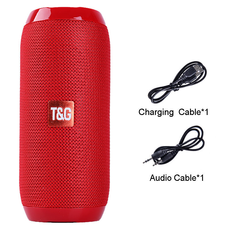 KTX-560787 Multifunctional IPX5 Portable Bluetooth Speaker with FM Radio, 360° Stereo Sound, and Long Battery Life