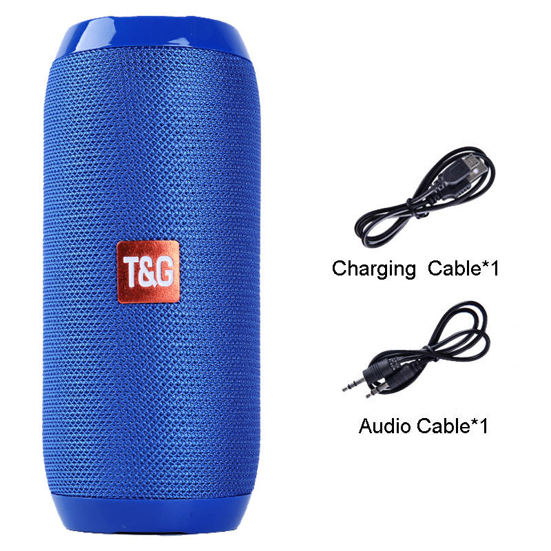 KTX-560787 Multifunctional IPX5 Portable Bluetooth Speaker with FM Radio, 360° Stereo Sound, and Long Battery Life