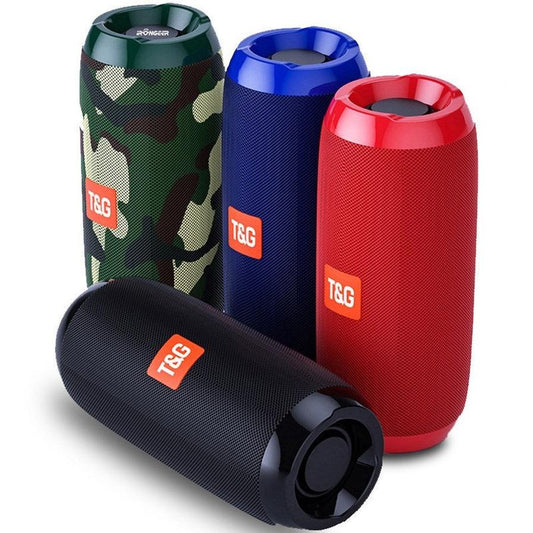 KTX-560787 Multifunctional IPX5 Portable Bluetooth Speaker with FM Radio, 360° Stereo Sound, and Long Battery Life