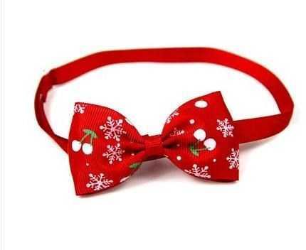 JMT-448458 Stylish Pet Neck Accessories for Cats and Dogs - Snowman, Snowflake, Green and Red Designs
