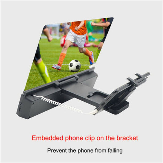 KTX-426771 Mobile Phone Screen Amplifier with Audio Support and Adjustable Stand