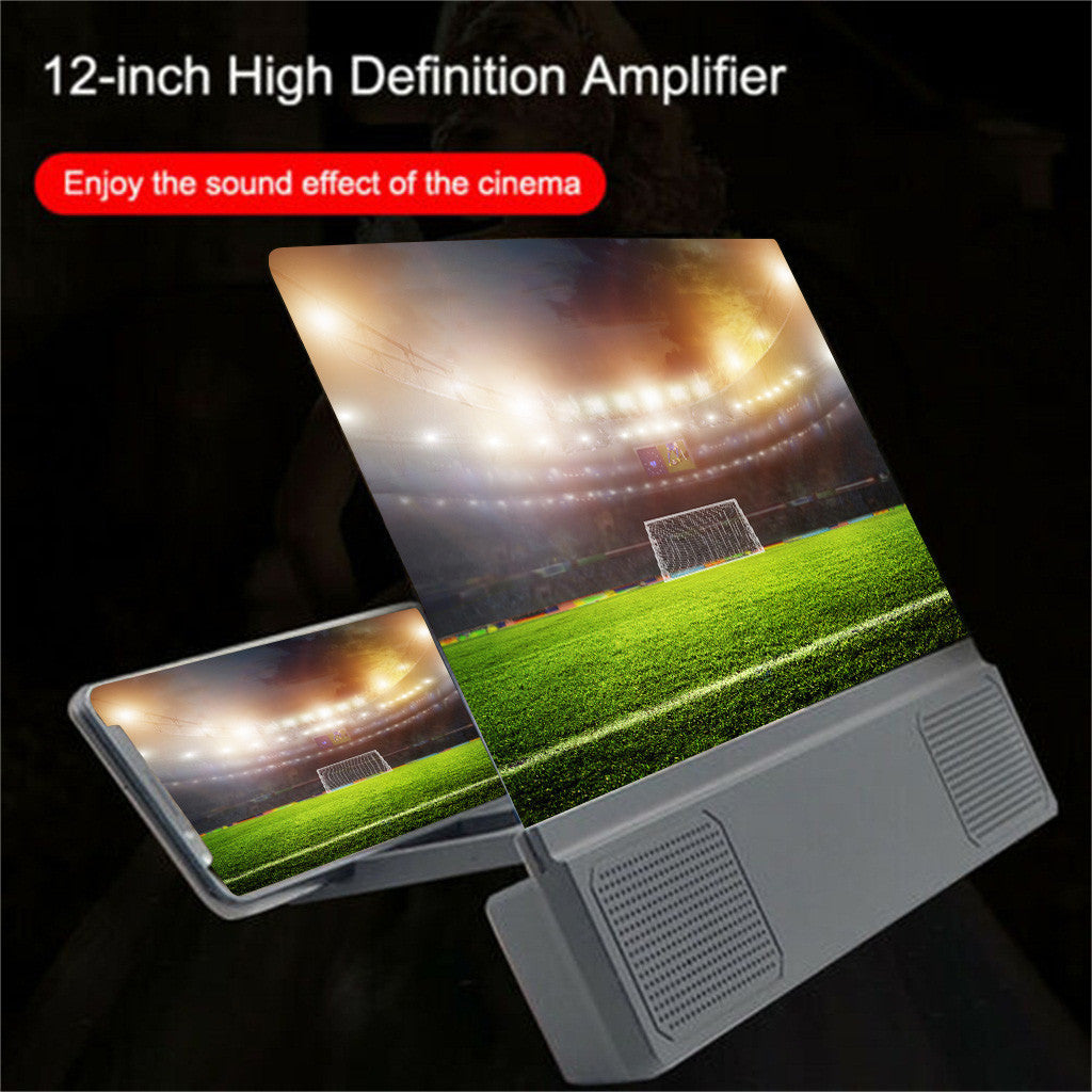 KTX-426771 Mobile Phone Screen Amplifier with Audio Support and Adjustable Stand