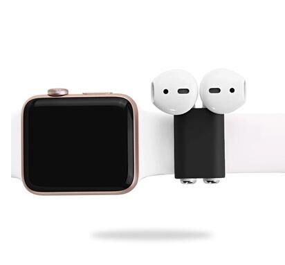 KTX-785107 AirPods Silicone Holder Strap Compatible with Apple Watch - Anti-Lost, Durable, Lightweight Design for Active Lifestyle