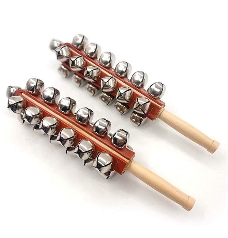 KTX-188755 25-Note Handbell Set with Wooden Handles for Early Childhood Music Education