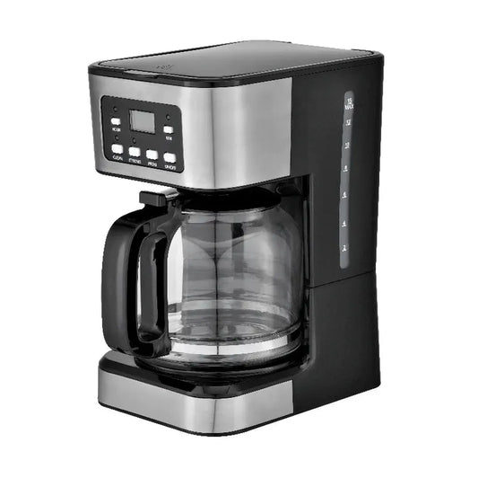 KTX-573395 Professional 1.5 L Drip Coffee Maker with LED Display for 12 Cups Brewing
