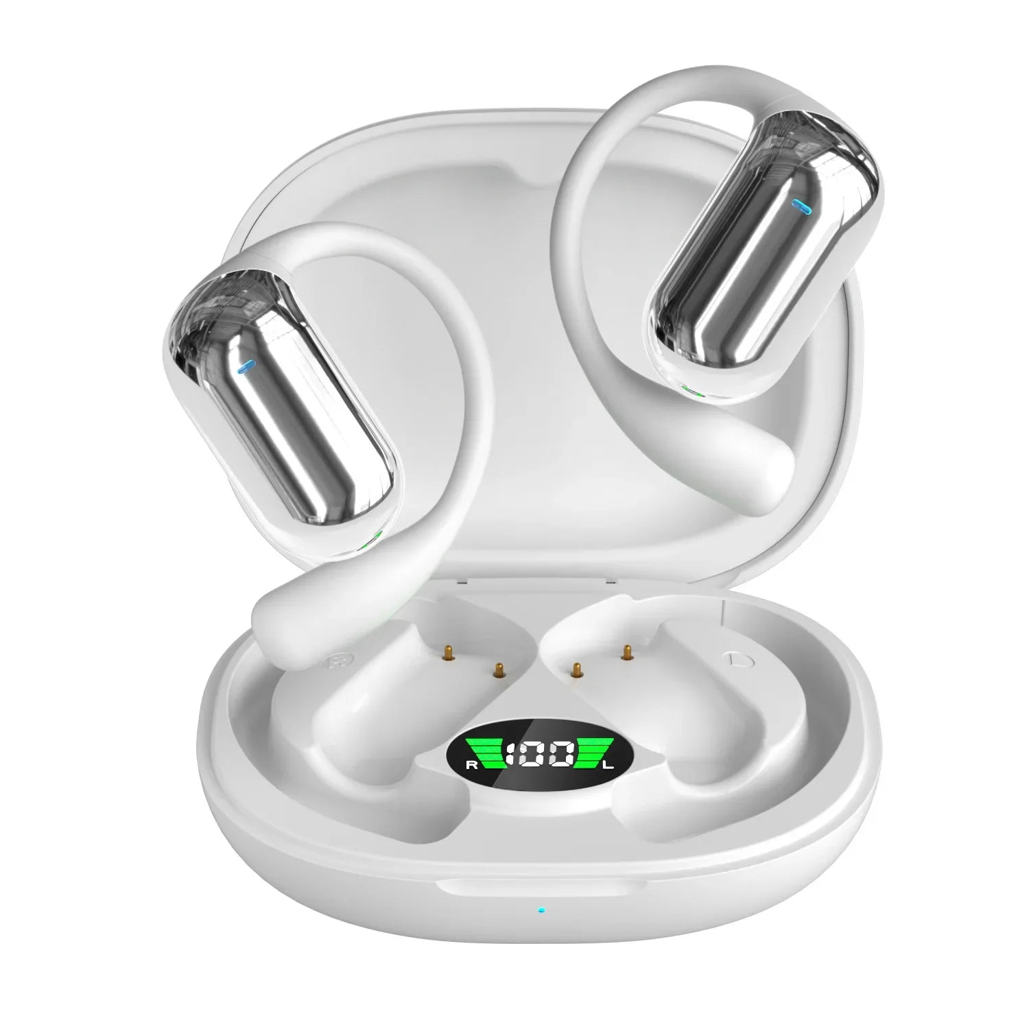 KTX-821459 Wireless Sport Headset with Noise Reduction and LED Display for Active Lifestyles