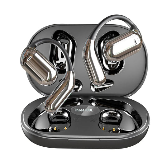 KTX-575123 Wireless Bluetooth Sports Headset with LED Battery Indicator - Long Endurance, Ear-Hanging Design, Blue Color